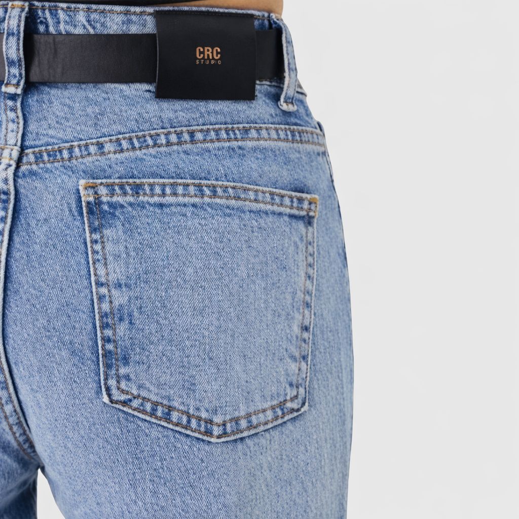 Wide Leg Denim Jeans- 1209