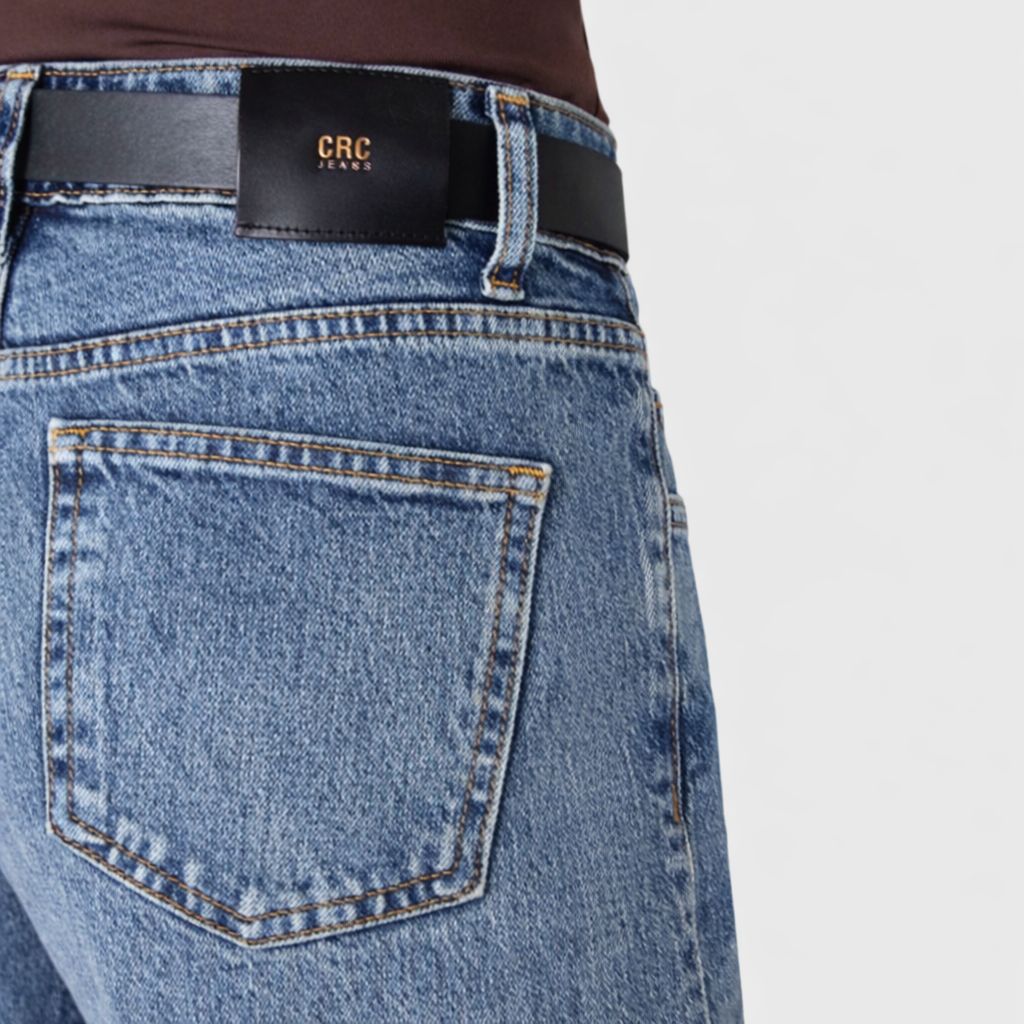 Wide Leg Denim Jeans- 1209