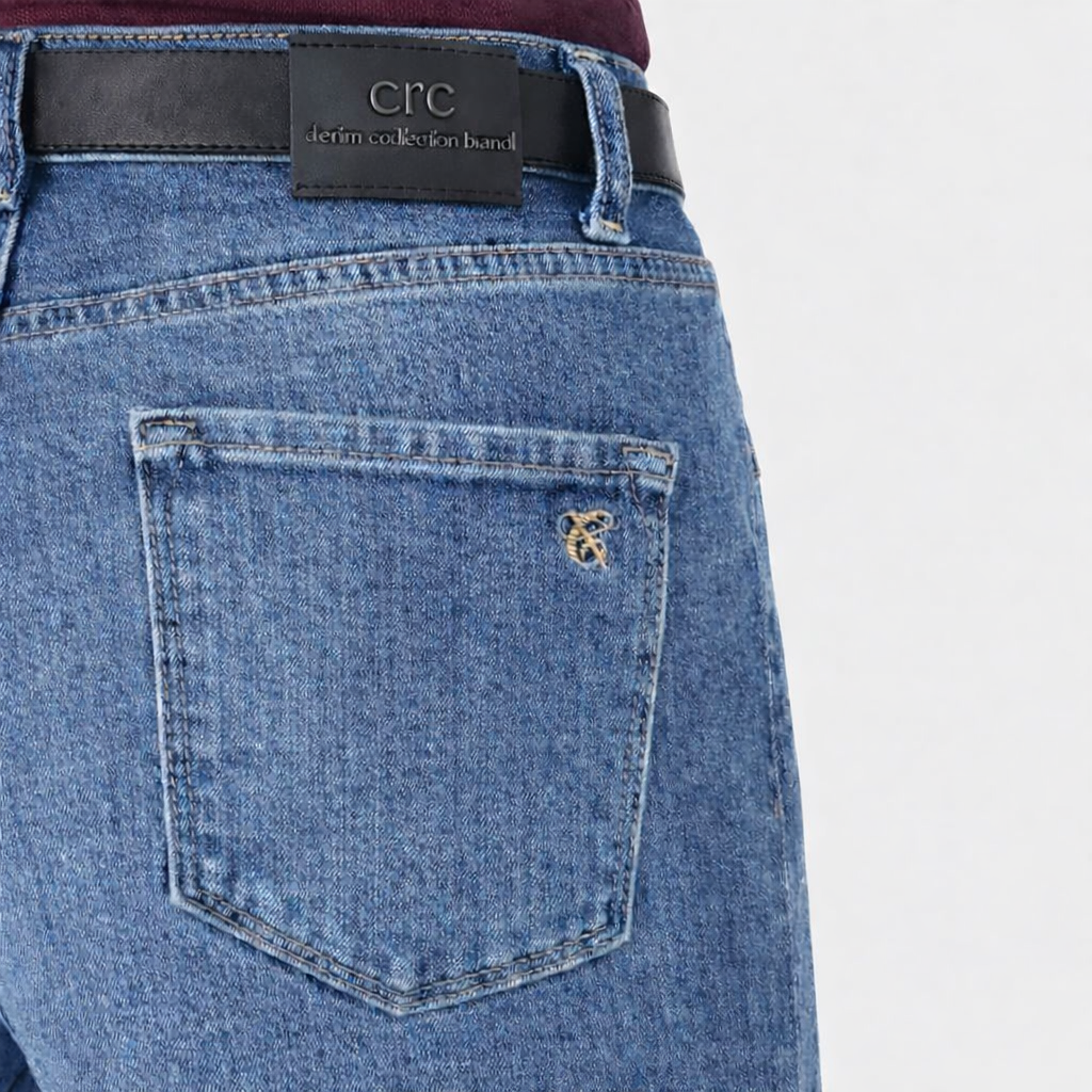 Regular Mom Fit Denim Jeans- 1646