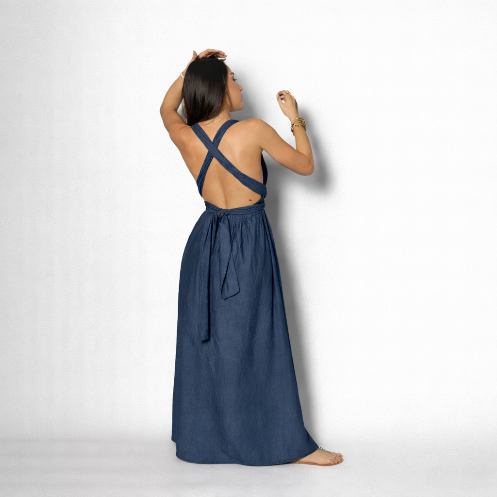 Davy D. Long Denim Look Dress