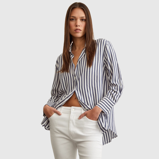 Davy D. Long Sleeve Striped Shirt