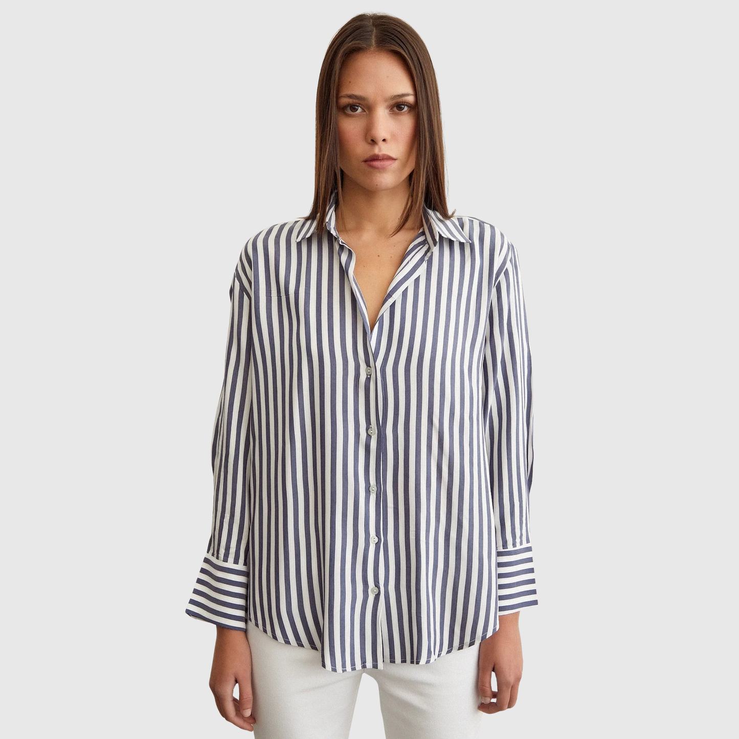 Davy D. Long Sleeve Striped Shirt
