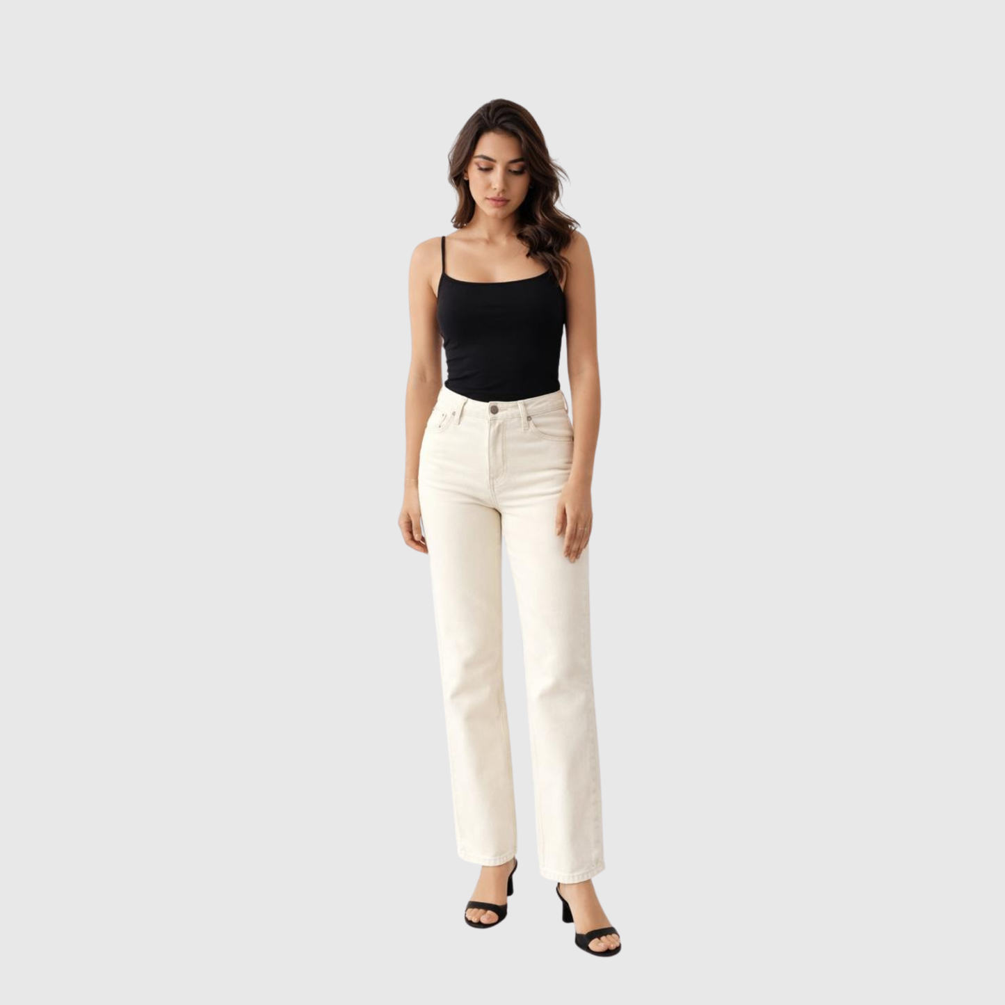Davy D. Beige Jeans