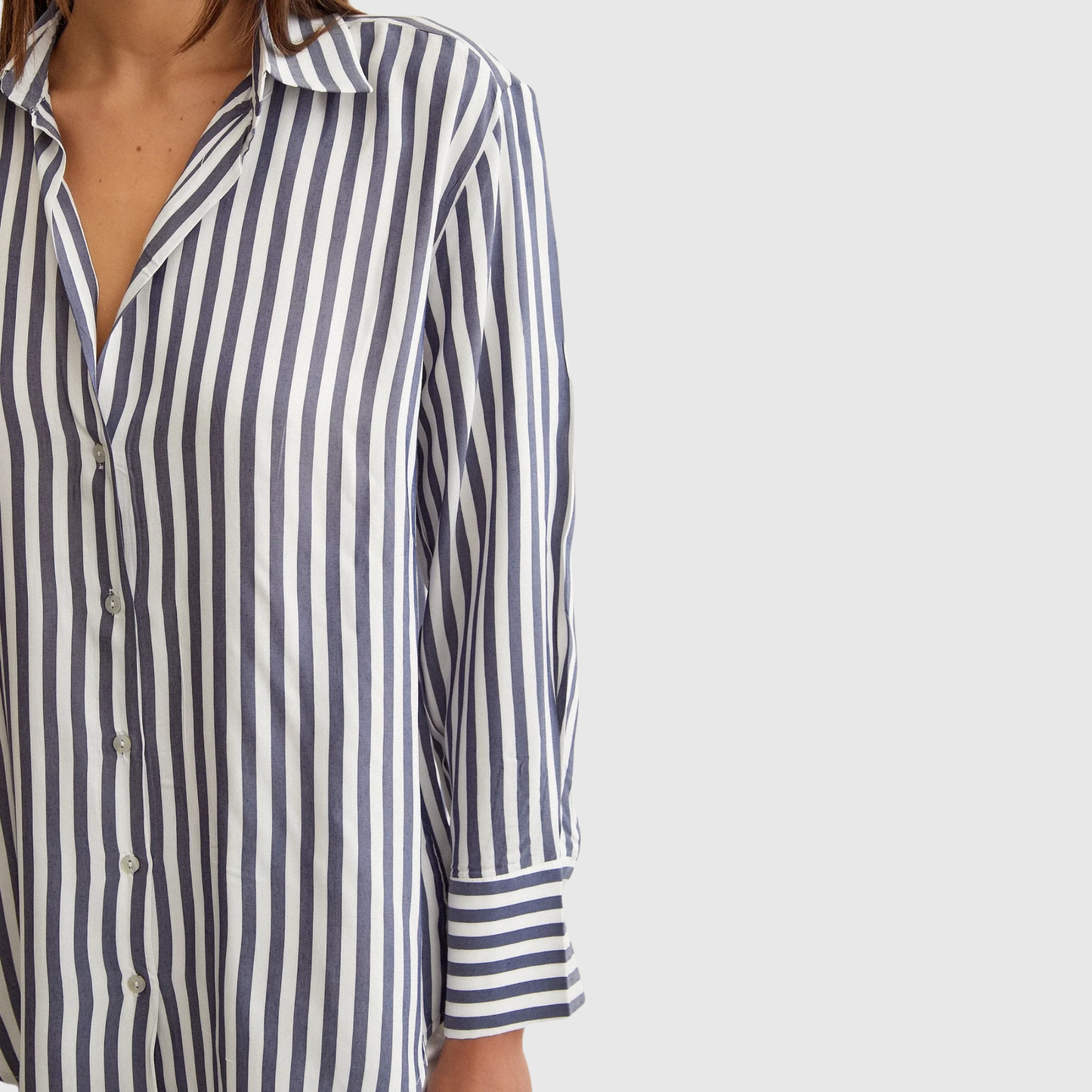 Davy D. Long Sleeve Striped Shirt