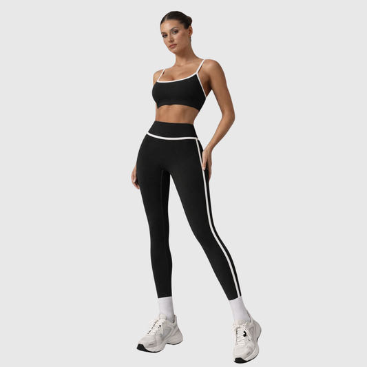 Davy D. Bra & Leggings Set with Pipping