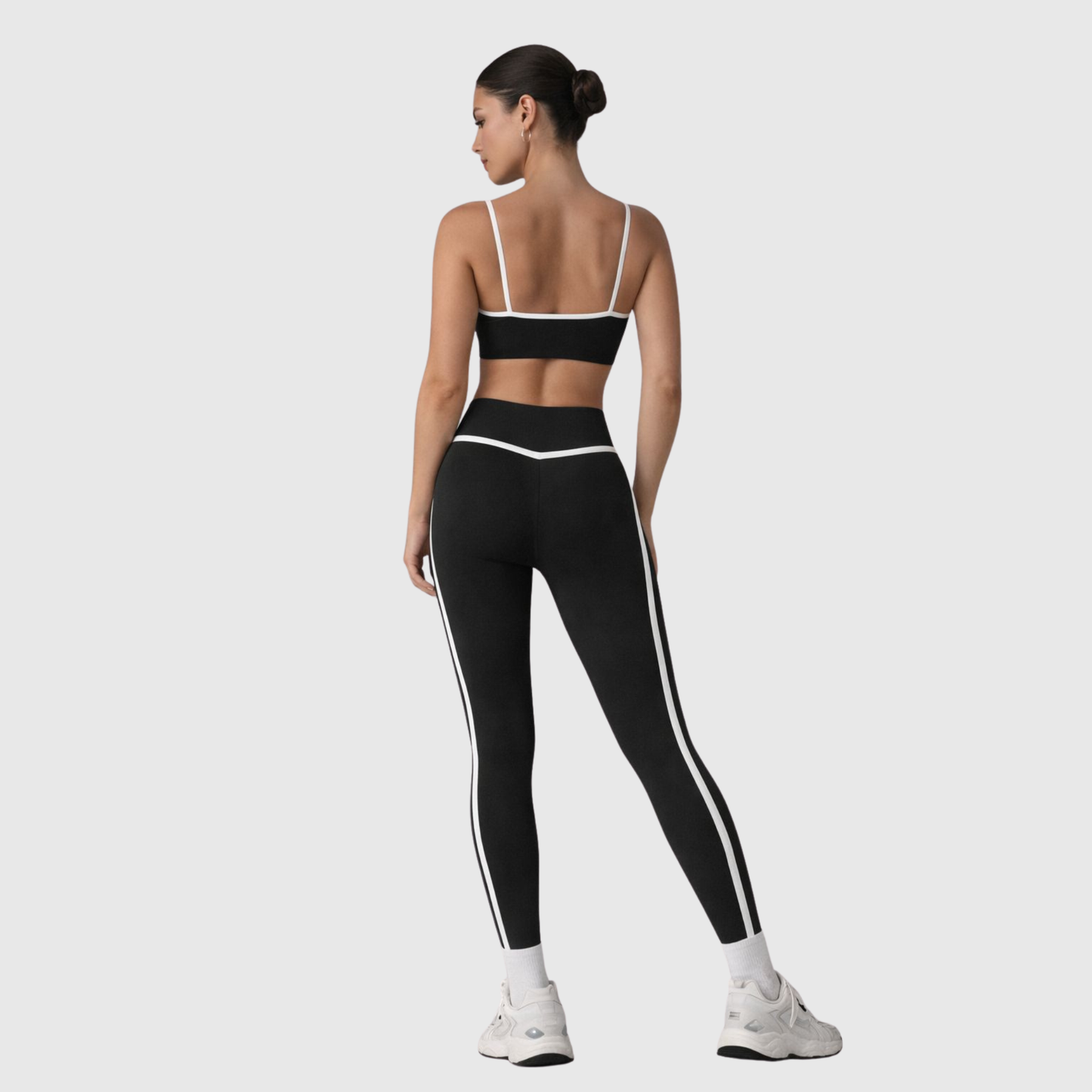 Davy D. Bra & Leggings Set with Pipping