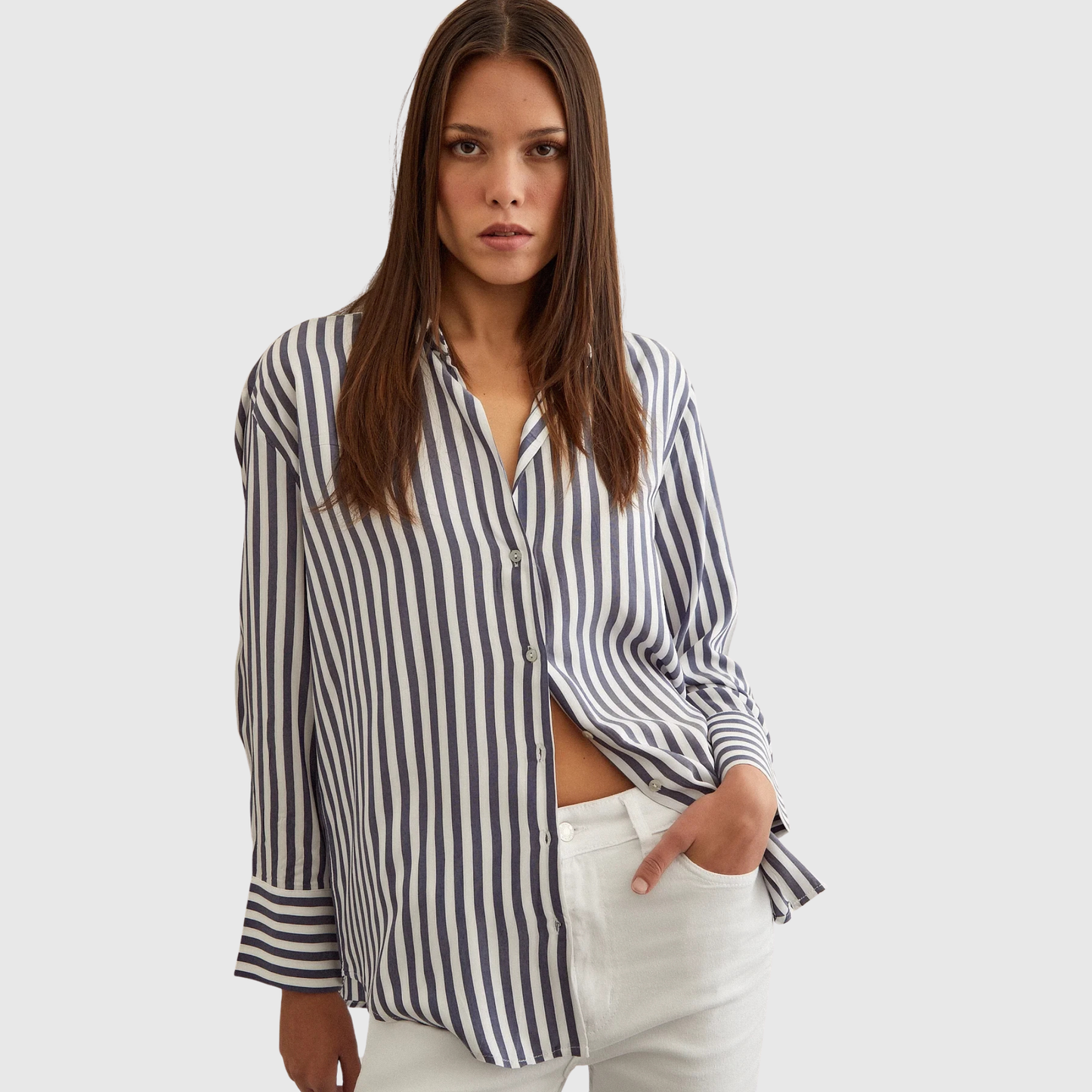 Davy D. Long Sleeve Striped Shirt