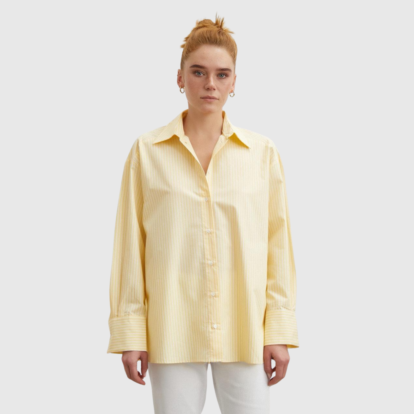 Davy D. Striped Oversized Poplin Shirt