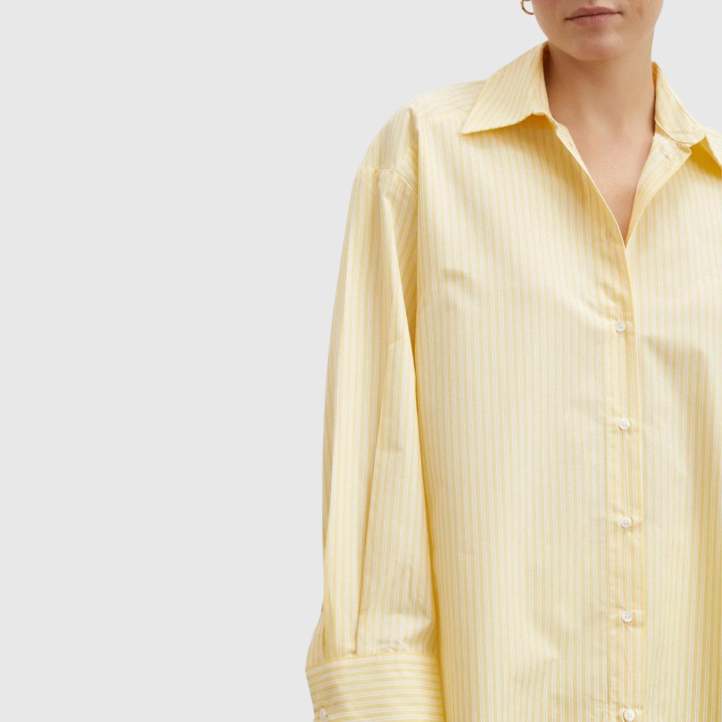 Davy D. Striped Oversized Poplin Shirt