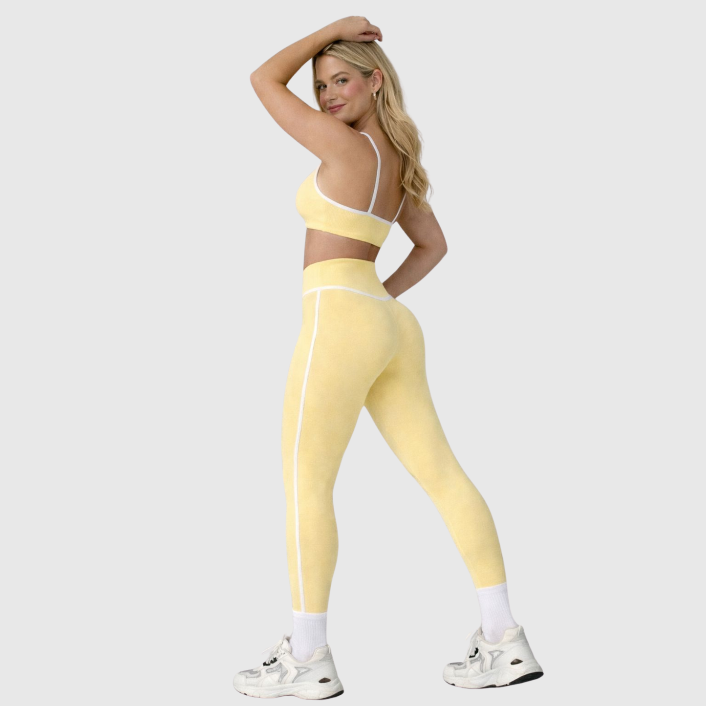 Davy D. Bra & Leggings Set with Pipping