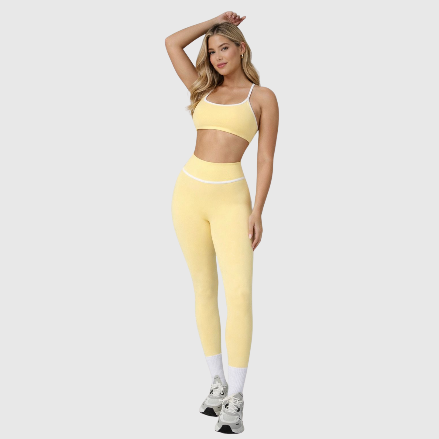 Davy D. Bra & Leggings Set with Pipping